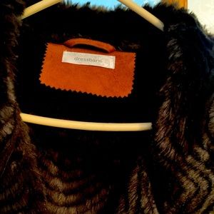 Dress Barn faux sheep skin coat